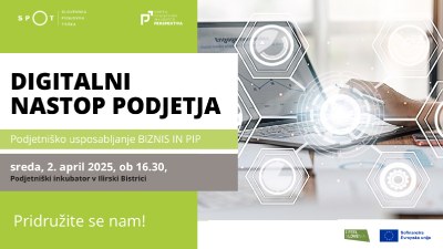 Digitalni nastop podjetja (program Biznis in PIP)