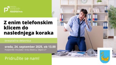 Z enim telefonskim klicem do naslednjega koraka Z enim telefonskim klicem do naslednjega koraka