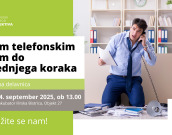 Z enim telefonskim klicem do naslednjega koraka Z enim telefonskim klicem do naslednjega koraka