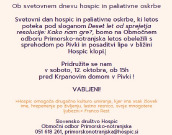 Obeležitev svetovnega dneva paliativne in hospic oskrbe