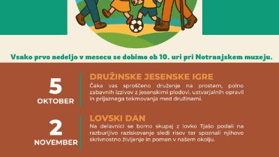 Družinske nedelje na Koči Mladiki - Jesenske igre