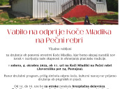 Odprtje Koče Mladika na Pečni rebri