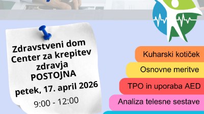 Dzień Otwarty Centrum Promocji Zdrowia Postojna Dzień Otwarty Centrum Promocji Zdrowia Postojna