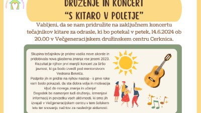 Zaključni koncert "S kitaro v poletje"