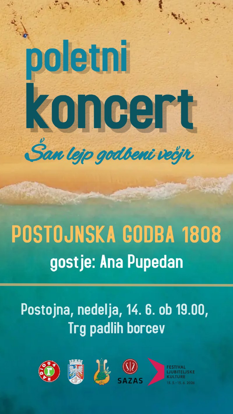 Poletni koncert Postojnske godbe 1808