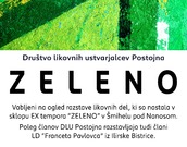 Likovna razstava Zeleno
