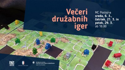 Večeri družabnih iger: Games & snacks