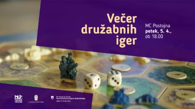 Večer družabnih iger: Games & snacks