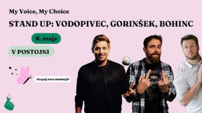 Stand up: Vodopivec, Gorinšek, Bohinc