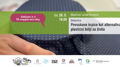 Povoskane krpice kot alternativa plastični foliji za živila