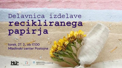 Delavnica izdelave recikliranega papirja