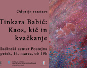 Odprtje razstave: Tinkara Babić - Kaos, kič in kvačkanje Odprtje razstave: Tinkara Babić - Kaos, kič in kvačkanje