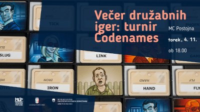 Večer družabnih iger: Turnir Codenames Večer družabnih iger: Turnir Codenames