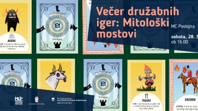 Večer družabnih iger: Mitološki mostovi Večer družabnih iger: Mitološki mostovi