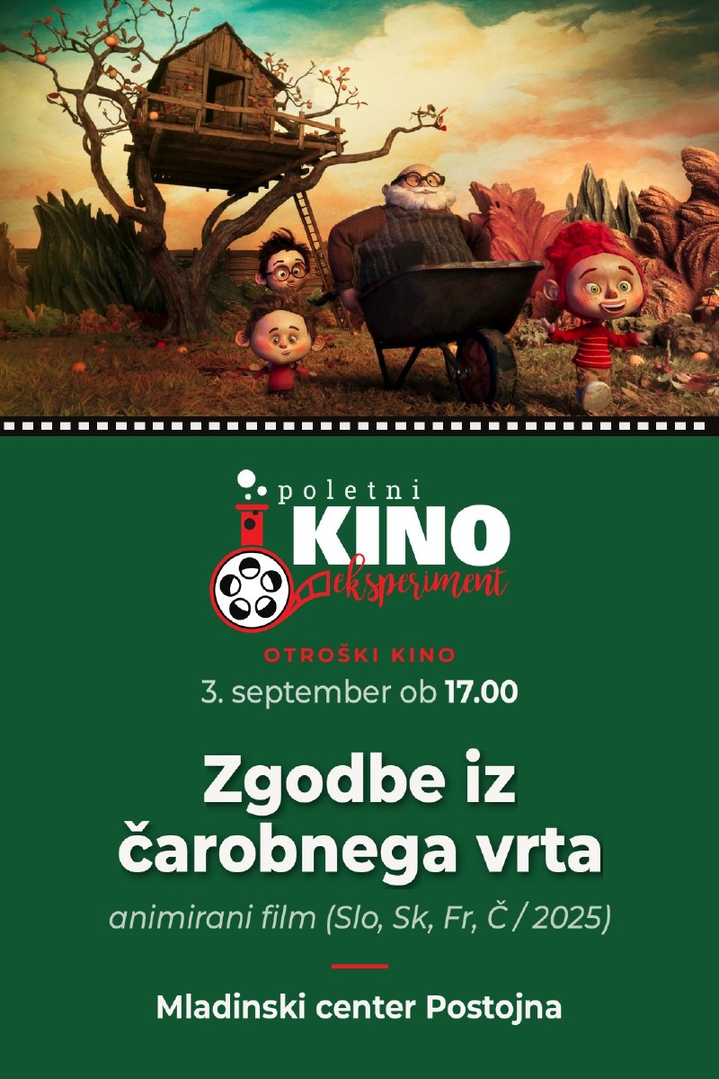 Otroški kino: Zgodbe iz čarobnega vrta (Slo, Sk, Fr, Č / 2025)