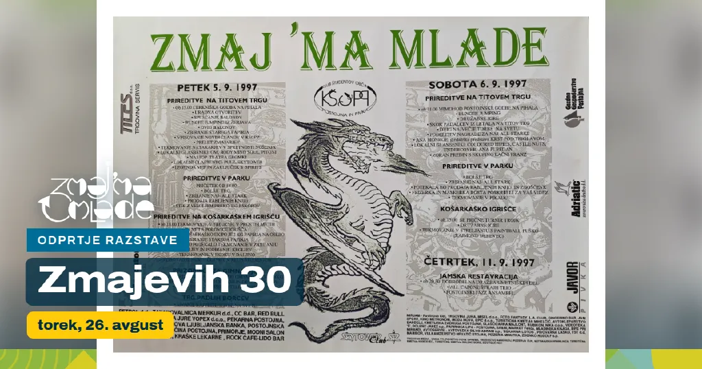 Odprtje razstave Zmaj 'ma 30