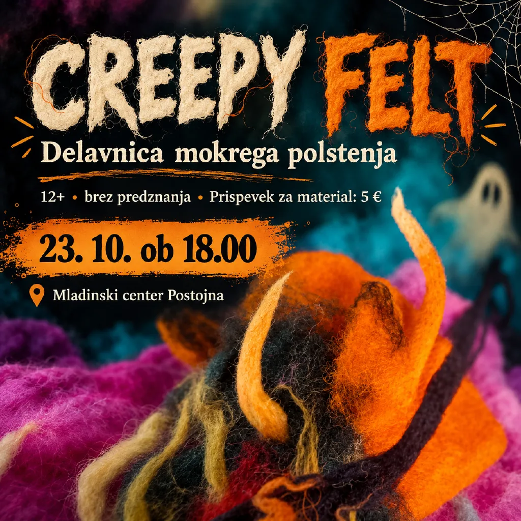 Creepy Felt - delavnica mokrega polstenja